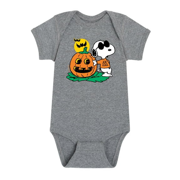Peanuts - Joe Cool Pumpkin - Infant Baby One Piece