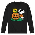 thumbnail image 1 of Peanuts - Joe Cool Pumpkin - Men's Crew Neck Fleece Pullover, 1 of 5
