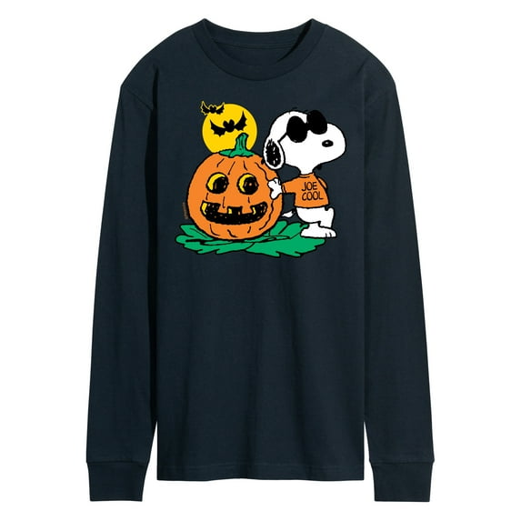 Peanuts - Joe Cool Pumpkin - Men's Long Sleeve T-Shirt