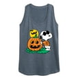thumbnail image 1 of Peanuts - Joe Cool Pumpkin - Women's Racerback Tank Top, 1 of 6