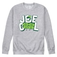 thumbnail image 1 of Peanuts - Joe Cool Shamrocks - Men's Crew Fleece Sweatshirt, 1 of 5