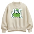 thumbnail image 1 of Peanuts - Joe Cool Shamrocks - Women's Oversized Fleece Crew Sweatshirt, 1 of 4