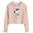 thumbnail image 1 of Peanuts - Joe Cool' Tie Dye - Ladies Cropped Hoodie, 1 of 5