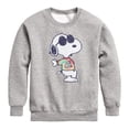 thumbnail image 1 of Peanuts - Joe Cool Tie Dye - Toddler & Youth Crewneck Fleece Sweatshirt, 1 of 5