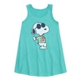 thumbnail image 1 of Peanuts - Joe Cool' Tie Dye - Toddler & Youth Girls A-line Dress, 1 of 4