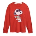 thumbnail image 1 of Peanuts - Joe Cool Tie Dye - Toddler & Youth Long Sleeve Graphic T-Shirt, 1 of 5