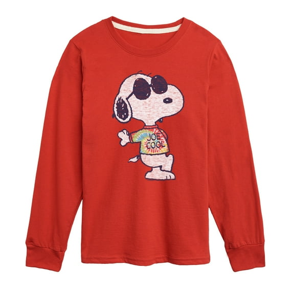Peanuts - Joe Cool Tie Dye - Toddler & Youth Long Sleeve Graphic T-Shirt