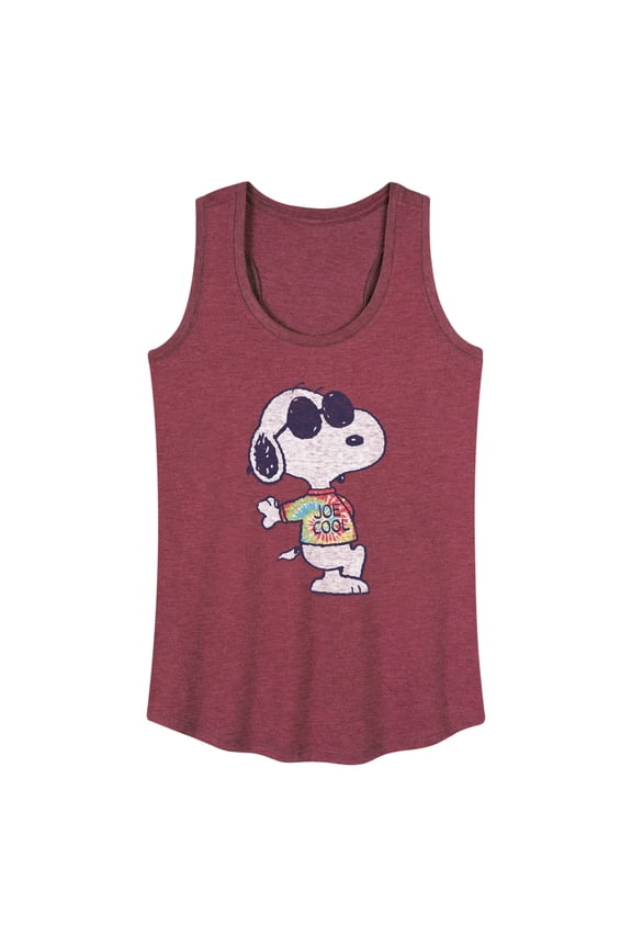 - Joe Cool Tie Dye - Women's Racerback Tank Top