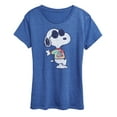 thumbnail image 1 of Peanuts - Joe Cool Tie Dye - Women's Short Sleeve Graphic T-Shirt, 1 of 5