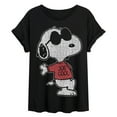 thumbnail image 1 of Peanuts - Joe Cool - Women's Oversized Graphic T-Shirt, 1 of 5