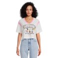 thumbnail image 1 of Peanuts Juniors' Skimmer Graphic Tee with Short Sleeves, Sizes XS-XXXL, 1 of 5