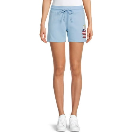 Peanuts Juniors' Snoopy and Woodstock Pull-On Shorts