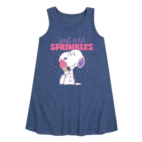 Peanuts - Just Add Sprinkles - Youth Girls A-line Dress
