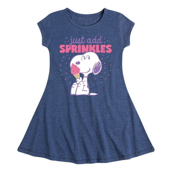 Peanuts - Just Add Sprinkles - Youth Girls Fit & Flare Dress