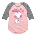 thumbnail image 1 of Peanuts - Just Add Sprinkles - Youth Girls Raglan Tee, 1 of 6