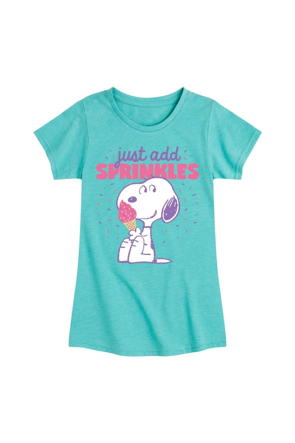 - Just Add Sprinkles - Youth Girls Short Sleeve Tee