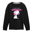 thumbnail image 1 of Peanuts - Just Add Sprinkles - Youth Long Sleeve Tee, 1 of 6
