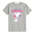 thumbnail image 1 of Peanuts - Just Add Sprinkles - Youth Short Sleeve Tee, 1 of 6