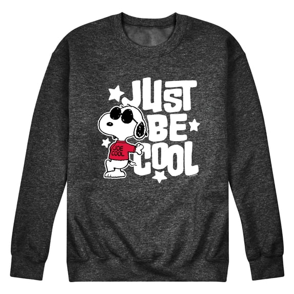 Peanuts - Just Be Cool - Men's Crew Fleece Sweatshirt