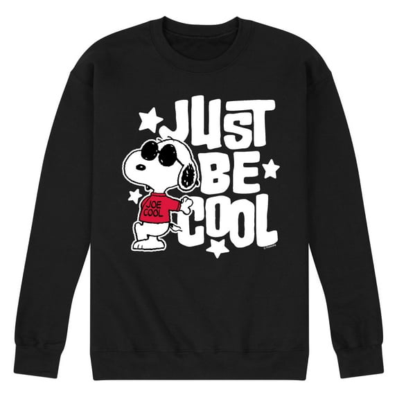Peanuts - Just Be Cool - Men's Crew Fleece Sweatshirt