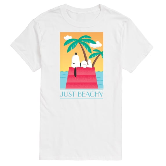 Peanuts - Just Beachy - Men's Short Sleeve Graphic T-Shirt