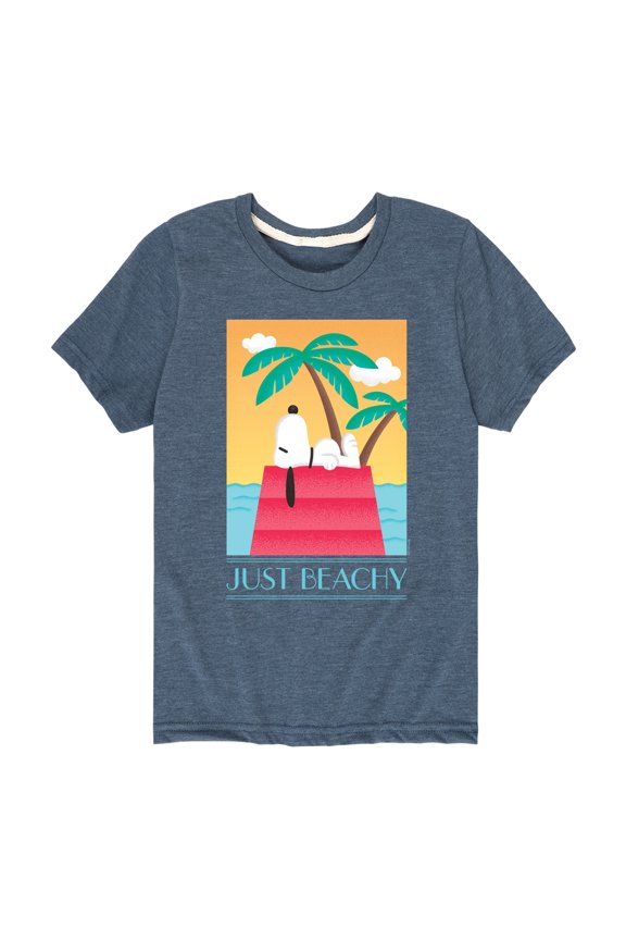 - Just Beachy - Toddler And Youth Short Sleeve Graphic T-Shirt