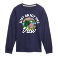 thumbnail image 1 of Peanuts - Just Enjoy The View - Toddler & Youth Long Sleeve Graphic T-Shirt, 1 of 5