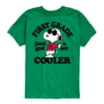 thumbnail image 1 of Peanuts - Just Got Cooler First Grade - Snoopy -  Toddler And Youth Short Sleeve T-Shirt, 1 of 6