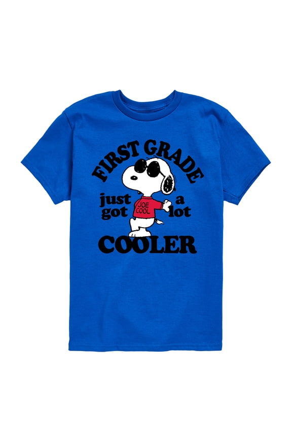 - Just Got Cooler First Grade - Snoopy - Toddler And Youth Short Sleeve T-Shirt