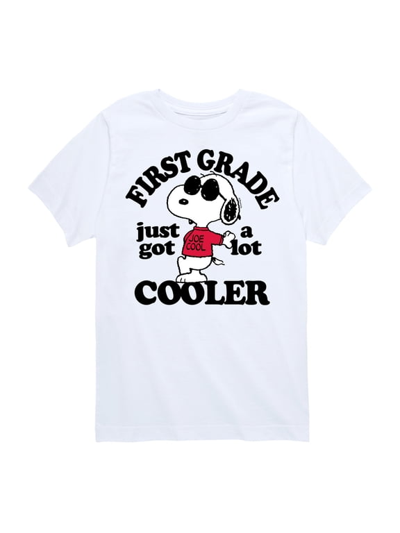 - Just Got Cooler First Grade Boys' Short Sleeve Graphic T-Shirt
