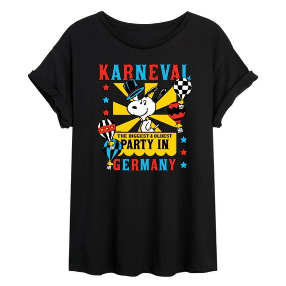 Peanuts - Karneval Biggest Oldest Party Germany - Juniors Ideal Flowy Muscle T-Shirt