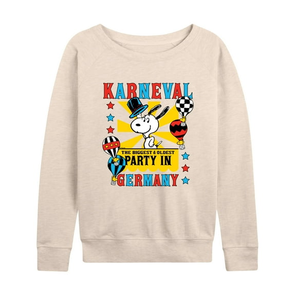 Peanuts - Karneval Biggest Oldest Party Germany - Women's Lightweight French Terry Long Sleeve Shirt