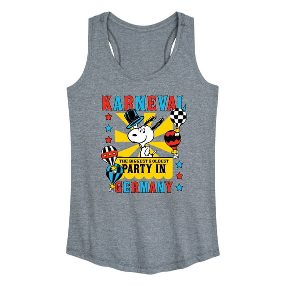 Peanuts - Karneval Biggest Oldest Party Germany - Women's Racerback Tank Top