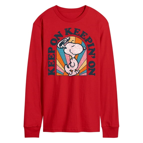 Peanuts - Keep On - Men's Long Sleeve T-Shirt