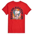 thumbnail image 1 of Peanuts - Keep On   - Men's Short Sleeve Graphic T-Shirt, 1 of 6