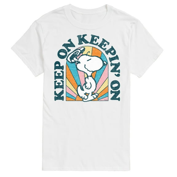 Peanuts - Keep On - Men's Short Sleeve Graphic T-Shirt