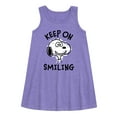 thumbnail image 1 of Peanuts - Keep On Smiling - Toddler & Youth Girls A-line Dress, 1 of 1