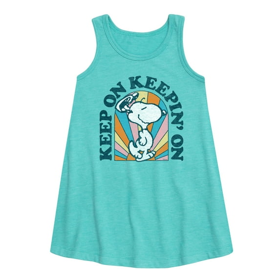 Peanuts - Keep On - Toddler and Youth Girls A-line Dress