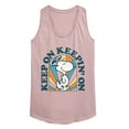 thumbnail image 1 of Peanuts - Keep On - Women's Racerback Tank Top, 1 of 5