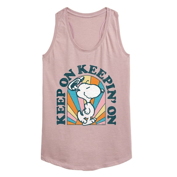 Peanuts - Keep On - Women's Racerback Tank Top