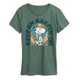 thumbnail image 1 of Peanuts - Keep On - Women's Short Sleeve Graphic T-Shirt, 1 of 6