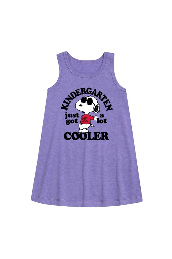 - Kindergarten Just Got Cooler - Back to School - Toddler and Youth Girls A-line Dress