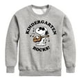 thumbnail image 1 of Peanuts - Kindergarten Rocks - Toddler And Youth Crewneck Fleece Sweatshirt, 1 of 6