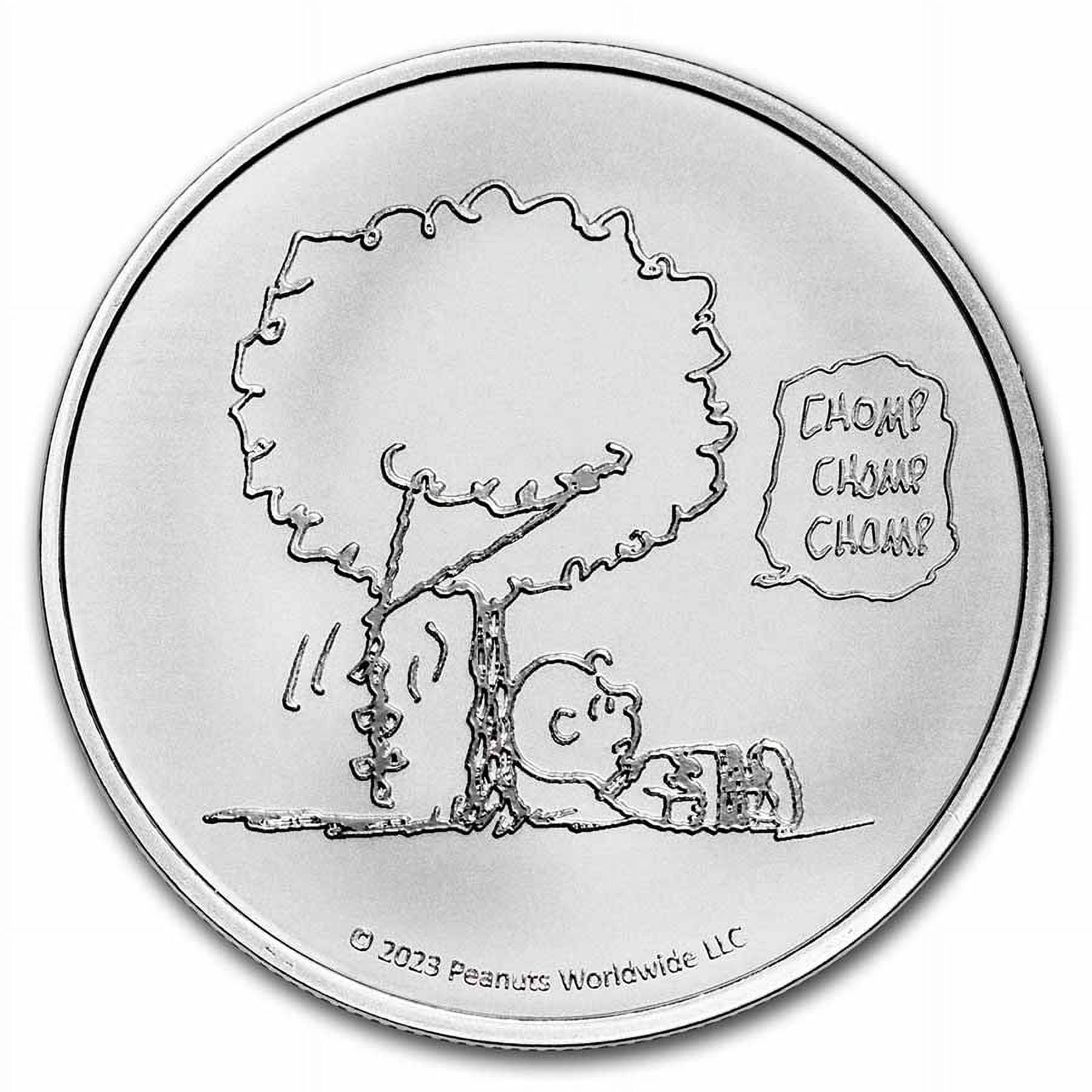 Peanuts® KiteEating Tree 1 oz Silver Round