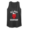thumbnail image 1 of Peanuts - All Day Everyday - Women's Racerback Graphic Tank, 1 of 5