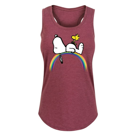Peanuts - Lazy Snoopy - Women's Racerback Tank Top