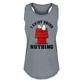 thumbnail image 1 of Peanuts - Lazy Snoopy - Women's Racerback Tank Top, 1 of 5