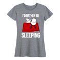 thumbnail image 1 of Peanuts - Lazy Snoopy - Women's Short Sleeve Graphic T-Shirt, 1 of 6