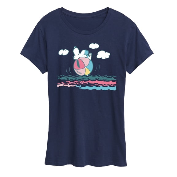 Peanuts - Lazy Snoopy - Women's Short Sleeve Graphic T-Shirt
