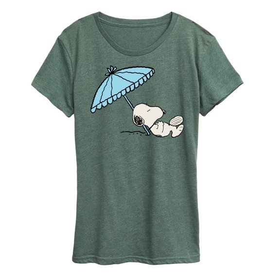 Peanuts - Lazy Snoopy - Women's Short Sleeve Graphic T-Shirt